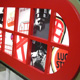 Lucky Strike concourse promotional stand